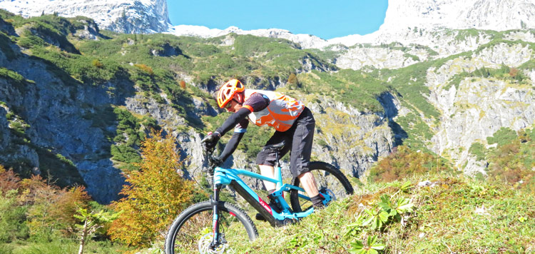 Met de Cube eMTB in de bergen