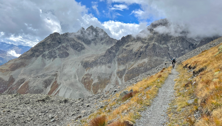 singletrail op hoogte