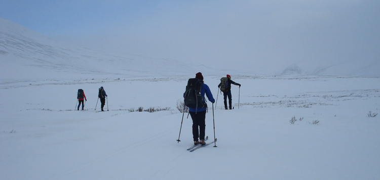 Skien in de sneeuw