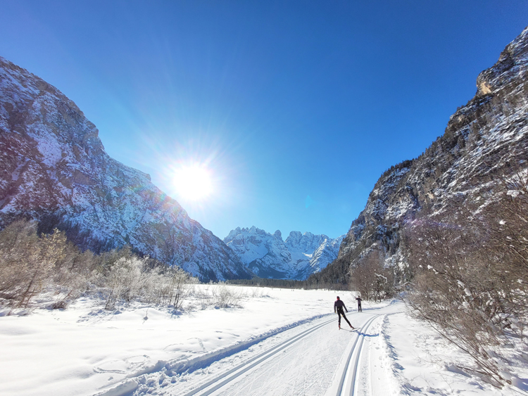 Langlauftrekking Drei Zinnen