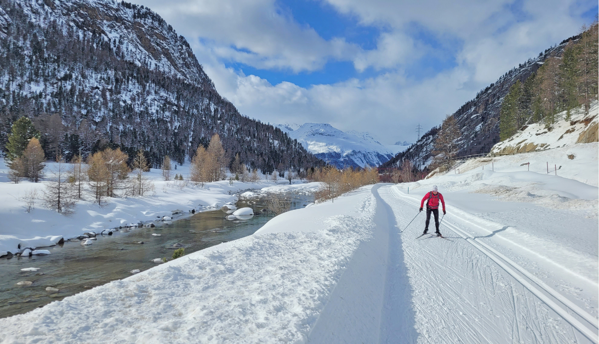 Langlauftrekking Engadin