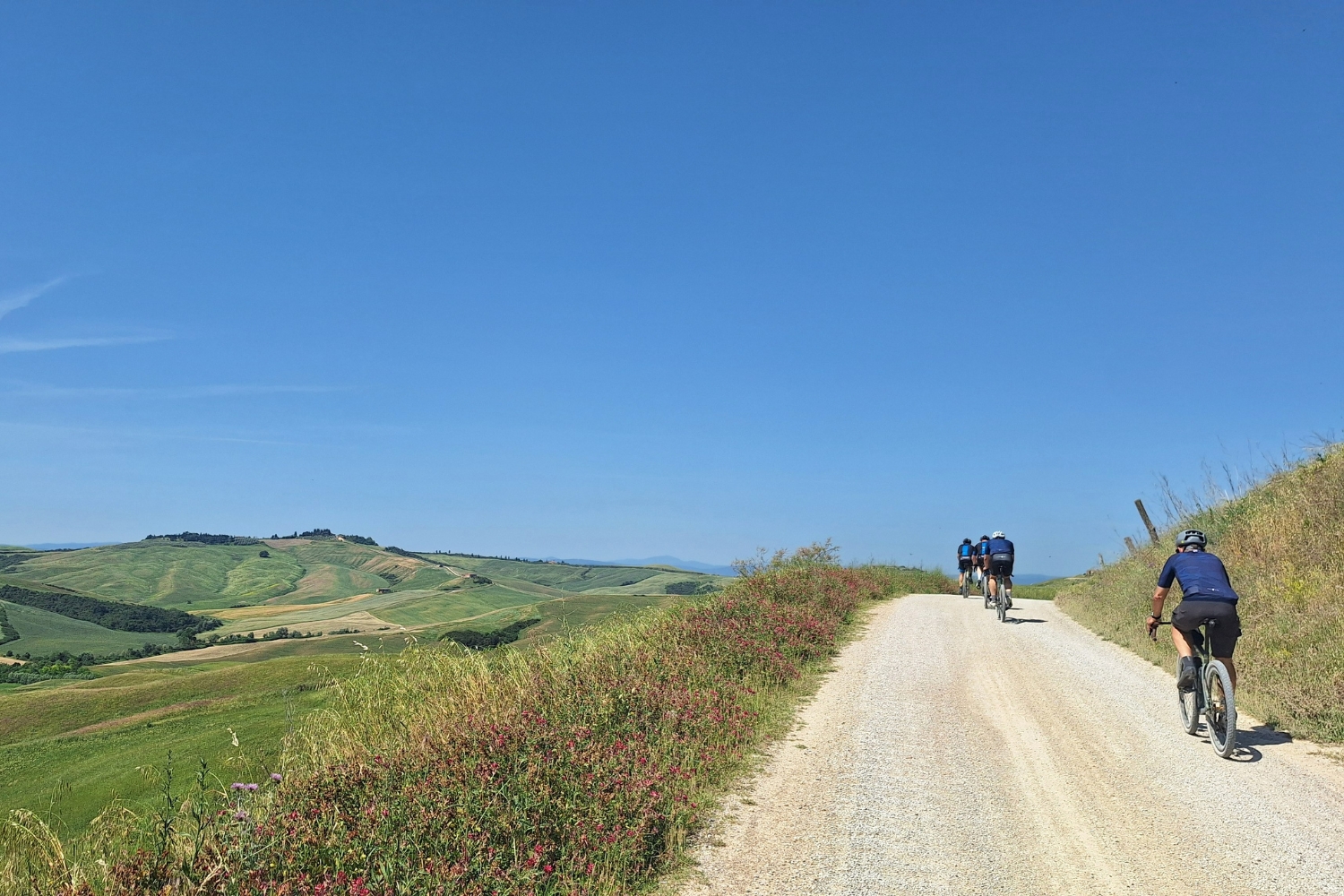Gravelaars in Toscane