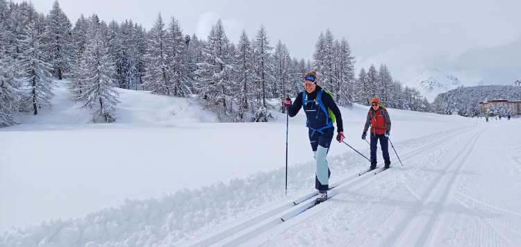 Langlauftrekking Engadin
