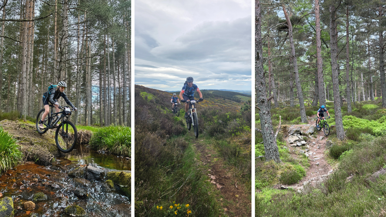 Carrousel | Drie mountainbikers