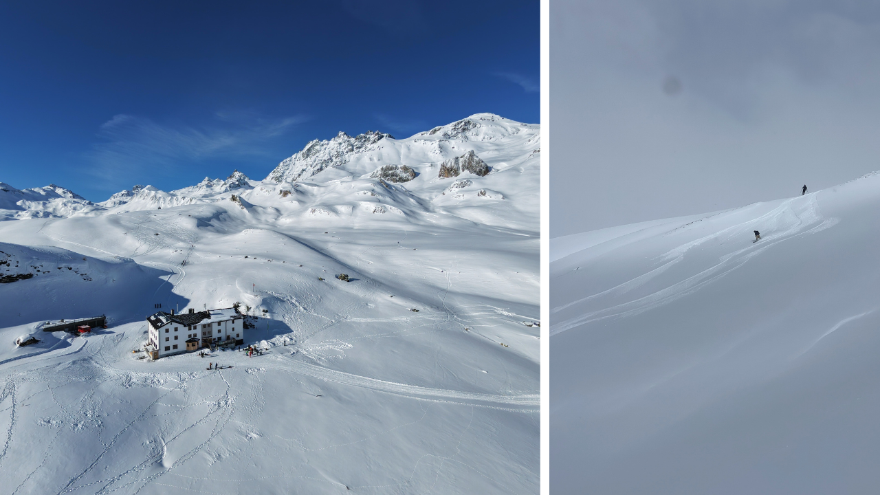 Heidelberger Hutte & Splitboard afdaleing