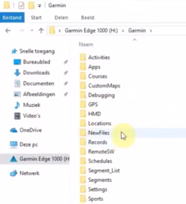 New files map screenshot