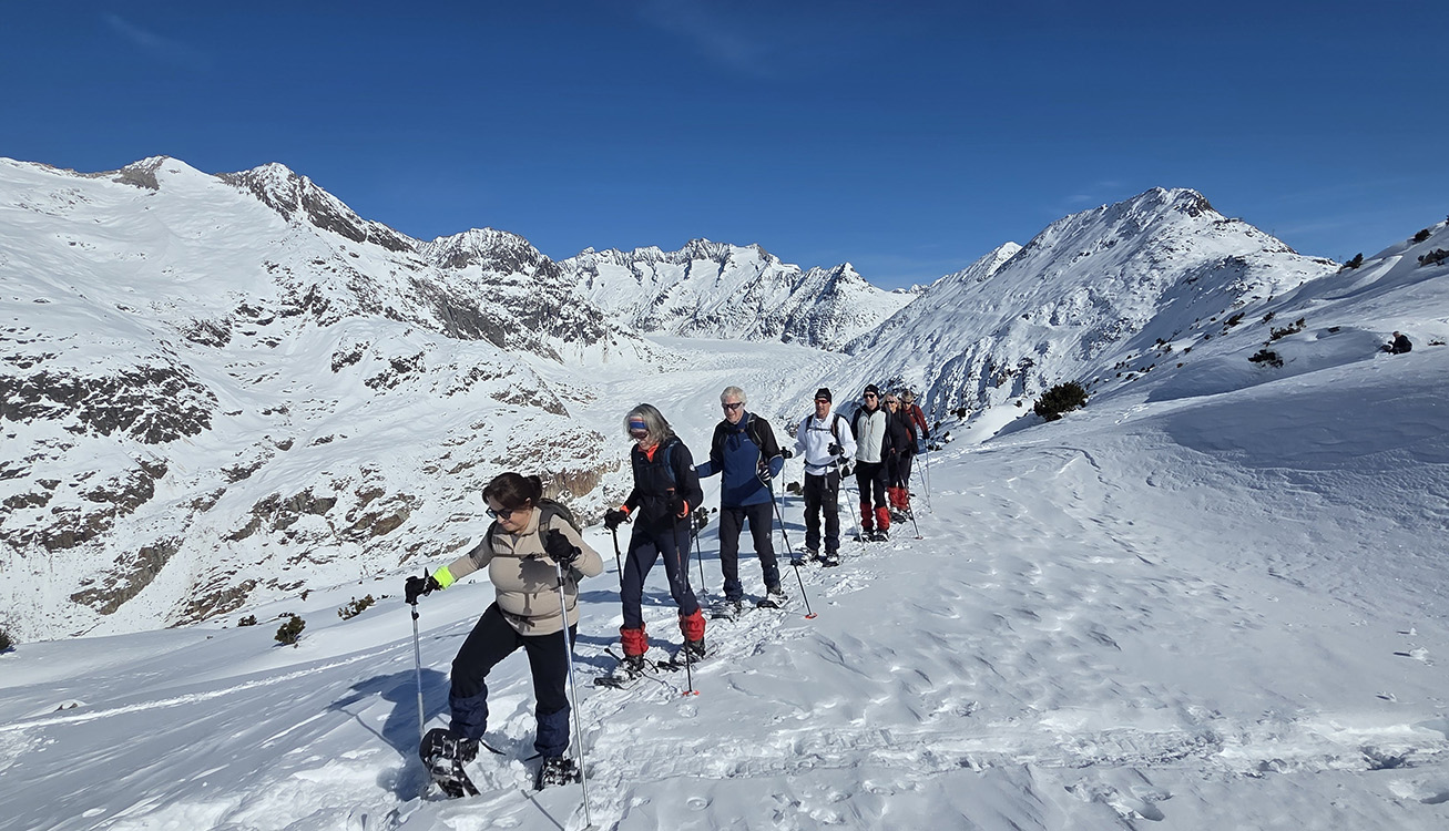 Aletschgletscher snowshoe