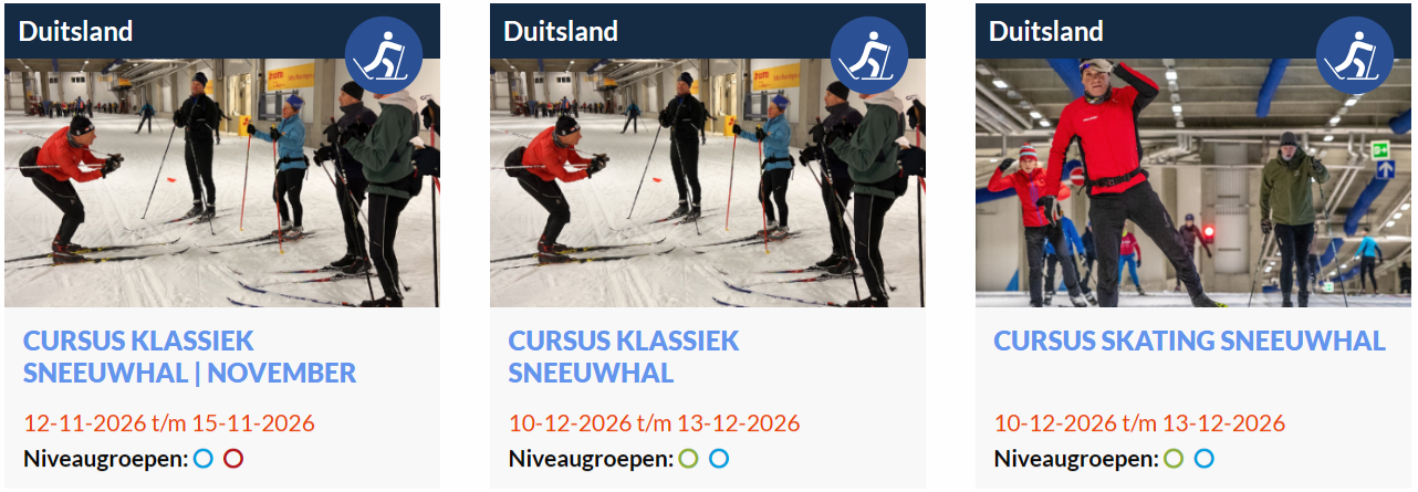 Vasa Sport sneeuwhal cursussen