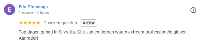 Review van Edo Pfennings over deze reis