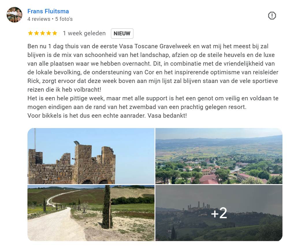 Review over de Gravelbikereis Toscane