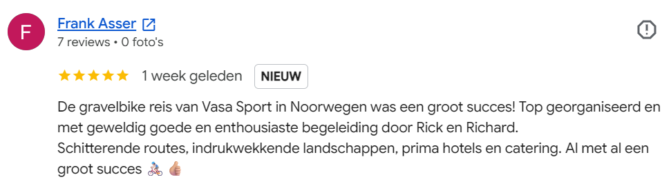 Review Frank Asser over de Gravel Norway reis