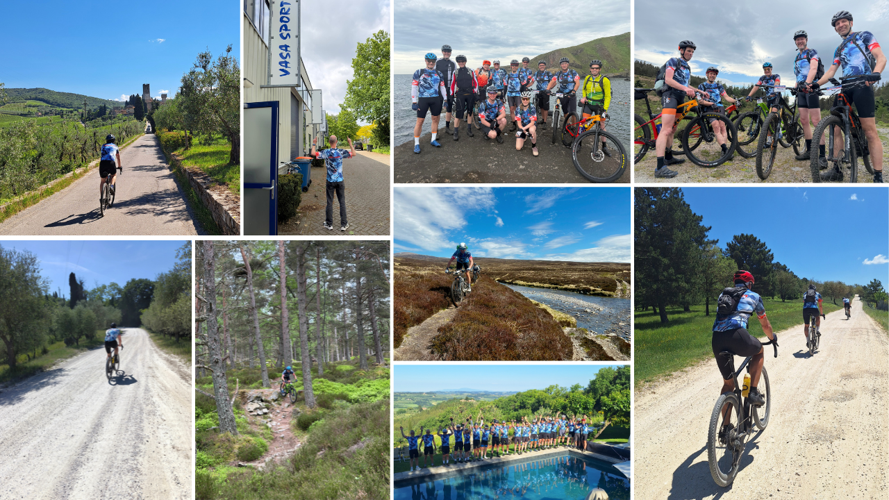 Compilatie van het Vasa fietsshirt 2026 door Europa