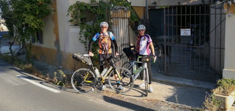 Erwin en Margriet bikepacken