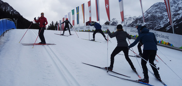 Langlaufvakantie in de Dolomieten (skating)