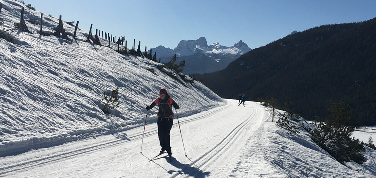 Langlaufvakantie in de Dolomieten (skating)