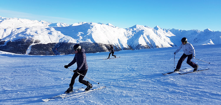 langlaufen telemarken livigno reis vakantie les cursus