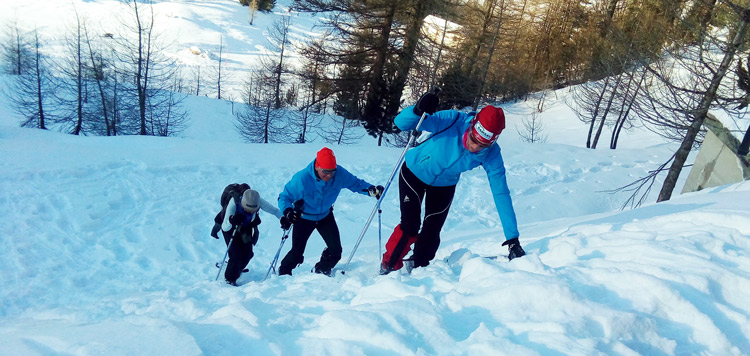 langlaufen reis livigno snowshoe vakantie italie cursus les