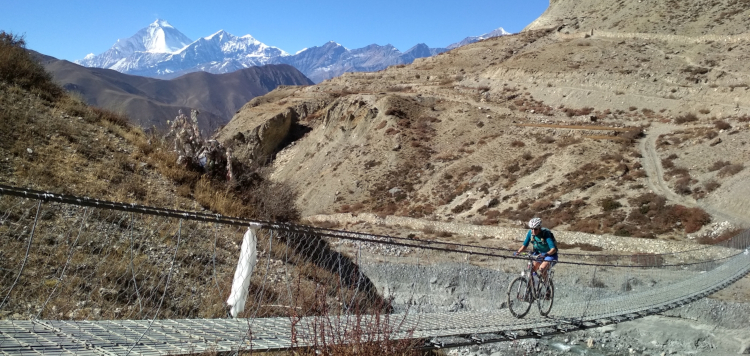 Margriet in Nepal