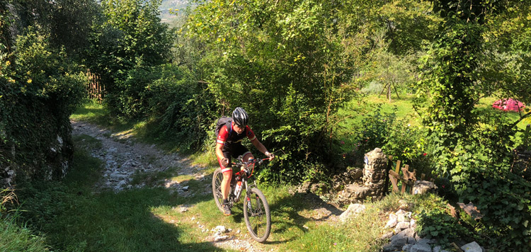 mtb tocht garda meer italie reis