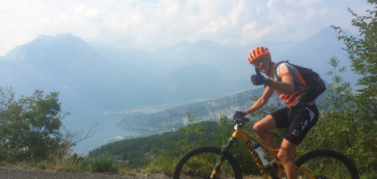 mtb tocht garda meer italie reis