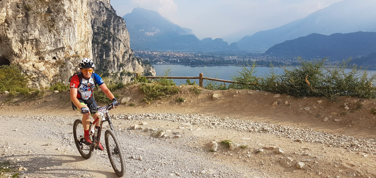 mtb tocht garda meer italie reis