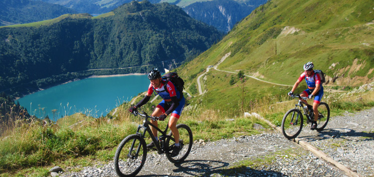 mtb route Mont Blanc transalp reis