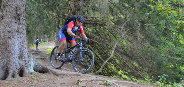 mtb route Mont Blanc transalp reis