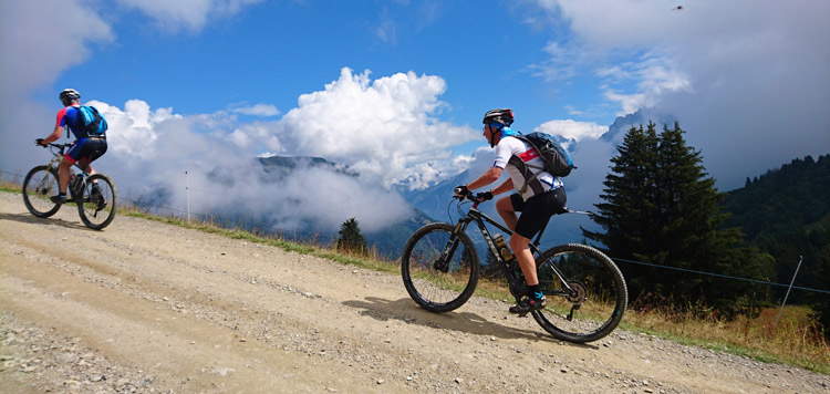 mtb route Mont Blanc transalp reis