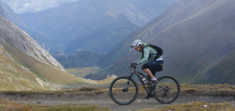 mtb route Mont Blanc transalp reis