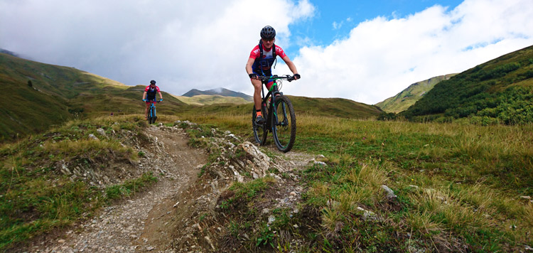 mtb route Mont Blanc transalp reis