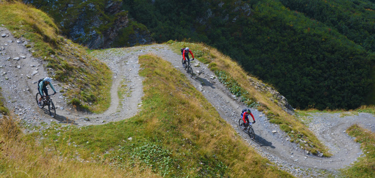 ​​​​​​mtb route Mont Blanc transalp reis