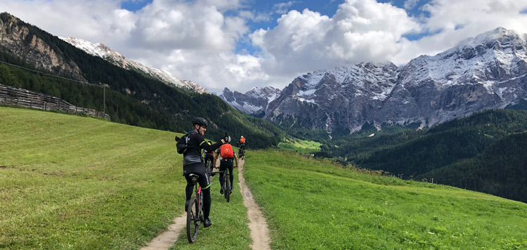 mtb tocht dolomieten reis vakantie