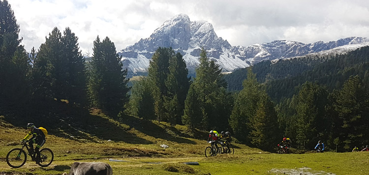 mtb tocht dolomieten reis vakantie