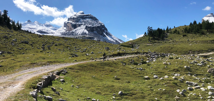 mtb tocht dolomieten reis vakantie