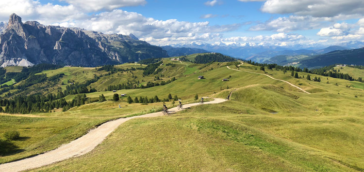 mtb tocht dolomieten reis vakantie