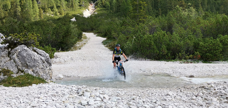 mtb tocht dolomieten reis vakantie