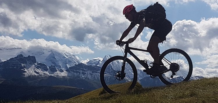 mtb tocht dolomieten reis vakantie