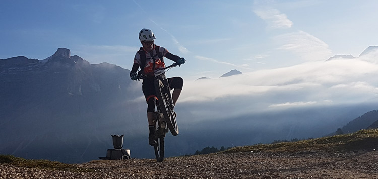 ​​​​mtb tocht dolomieten reis vakantie