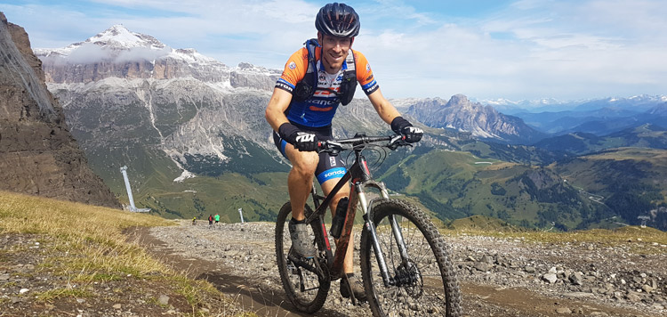 ​​​​mtb tocht dolomieten reis vakantie