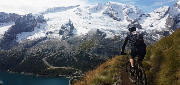 ​​​​mtb tocht dolomieten reis vakantie