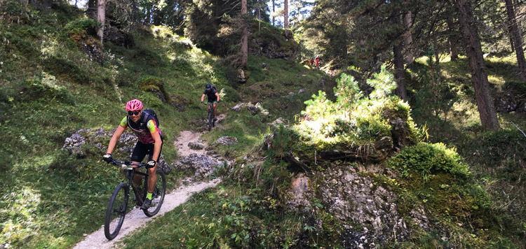 ​​​​mtb tocht dolomieten reis vakantie