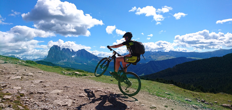 ​​​​mtb tocht dolomieten reis vakantie