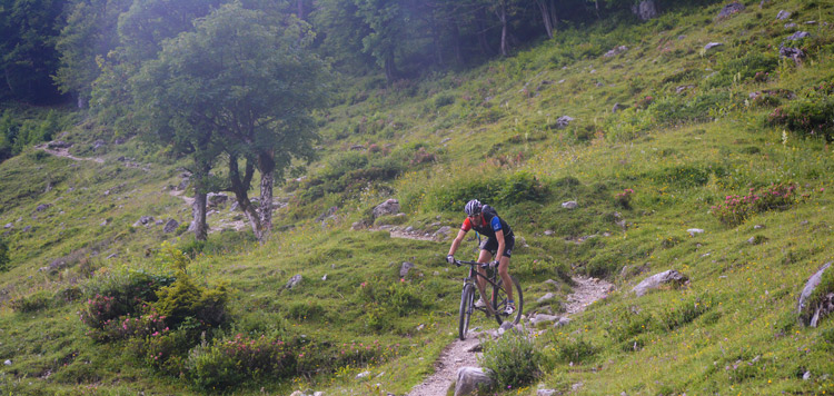 mtb reis transalp hutten oostenrijk