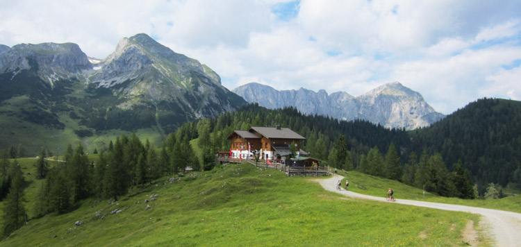 mtb reis transalp hutten oostenrijk