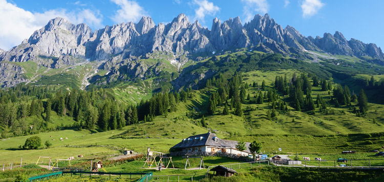 mtb reis hutten transalp oostenrijk