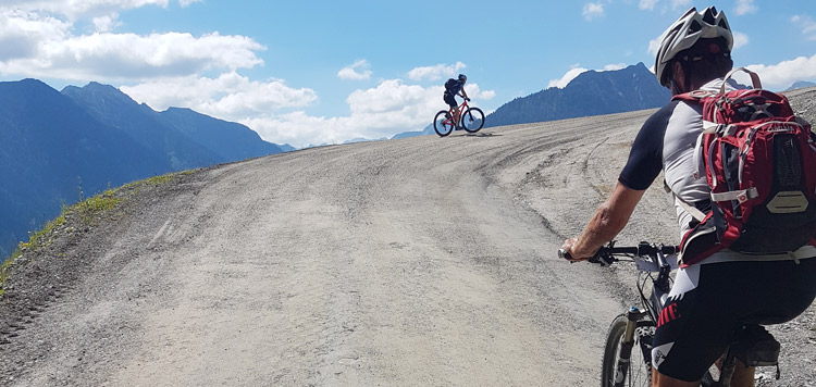 mtb reis transalp hutten oostenrijk