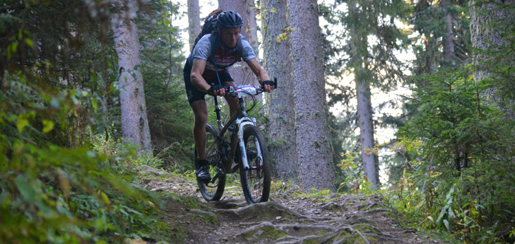 mtb tocht met hutten overnachtingen transalp