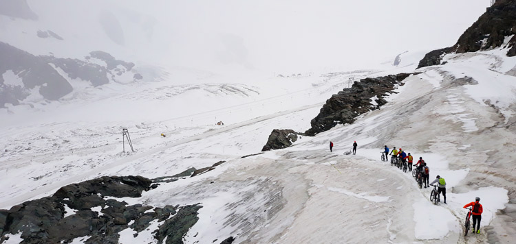 ​​mtb reis matterhorn transalp tocht