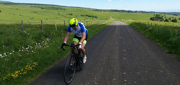 racefiets reis auvergne frankrijk