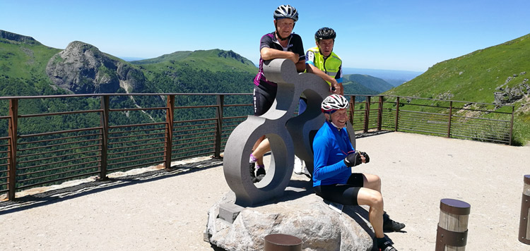 racefiets reis auvergne frankrijk